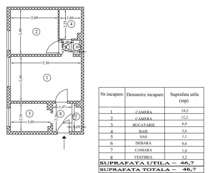 Apartament 2 camere Bdul 1 Decembrie 1918, stradal, pentru locuit sau afacere