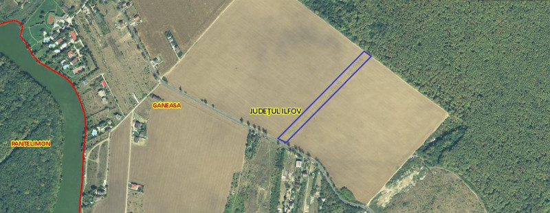 De vanzare 2700 mp teren intravilan/6.900 mp teren extravilan Ganeasa