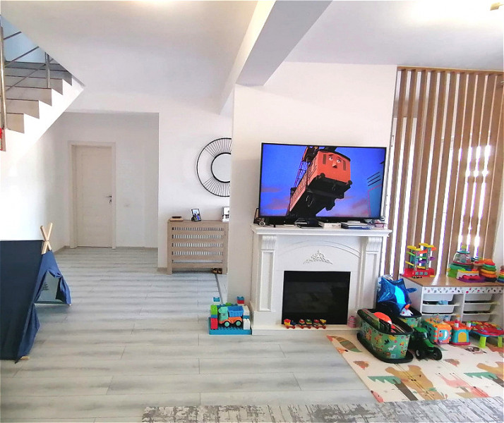 Vanzare vila 3 camere, complet mobilata & utilata, la cheie, Dobroesti